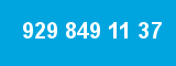 929 849 11 37 929 849 11 37